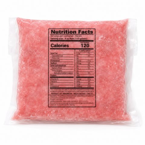 Frozen Yellowfin Tuna Ground Meat .印尼