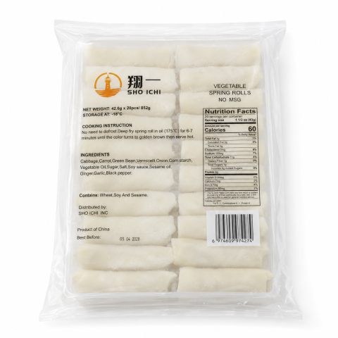 Spring Rolls 42.6g X 20PK 素春卷