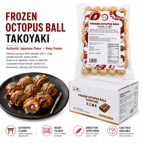 Frozen Takoyaki Octopus Balls